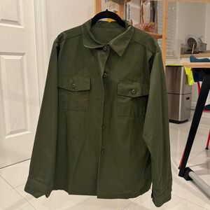 Vintage Army Green Jacket